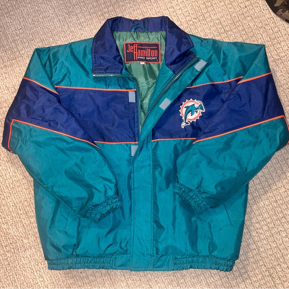 Hamilton Green and Blue Raincoat Lightweight Retro Style